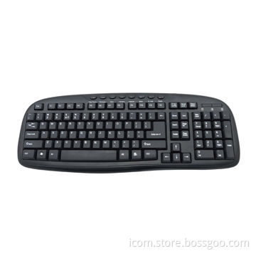 Multimedia Keyboard with 104 Standard Keys, 8 Enhanced Hotkeys, Novelty Burly, Multiple Languages